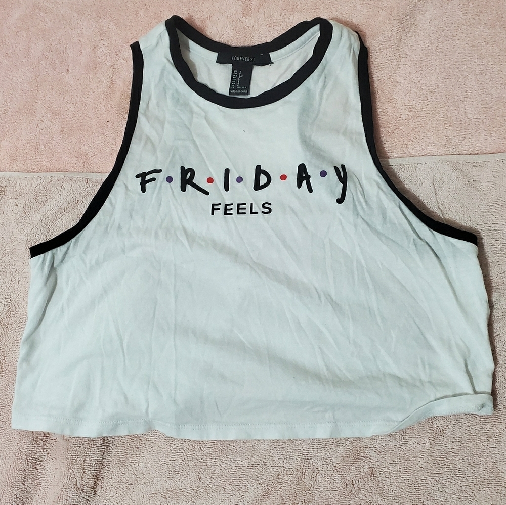 Workout crop top.
